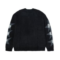 画像2: HUF Ursa Mohair Cardigan - Black (2)