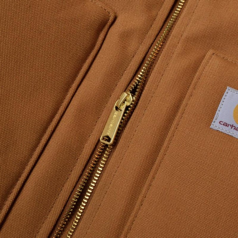 Carhartt ブラウン ジップアップベスト 楽天市場】カーハート ベスト