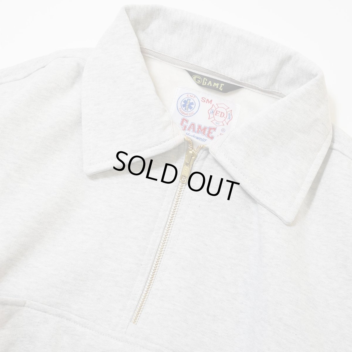 画像2: GAME Sportswear The Firefighter's No Denim Job Shirt - Grey (2)