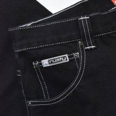 画像5: Rusty Surfboards Escape Baggy Jeans - Black (5)