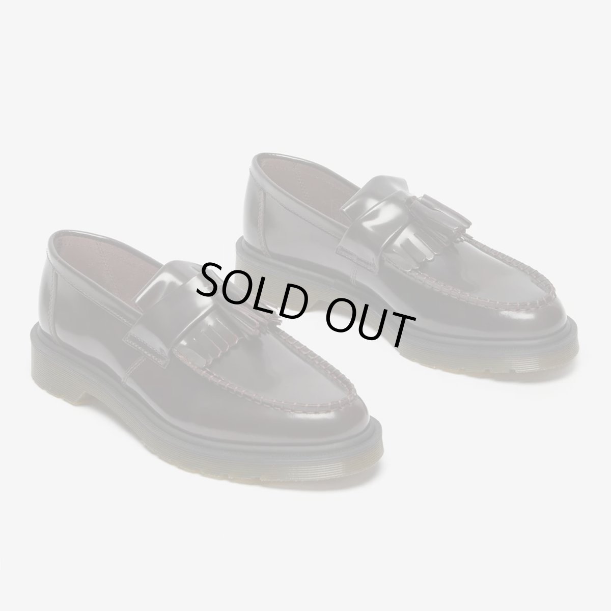 画像3: Dr.Martens Adrian Arcadia Leather Tassel Loafers - Cherry Red (3)