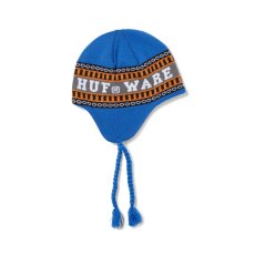 画像1: HUFｘBronze Flap Beanie - Blue (1)