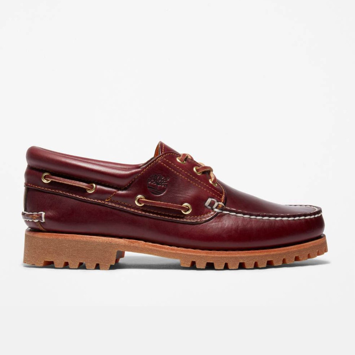 画像3: Timberland 3eye Classic Handsewn Lug Shoes - Burgundy (3)