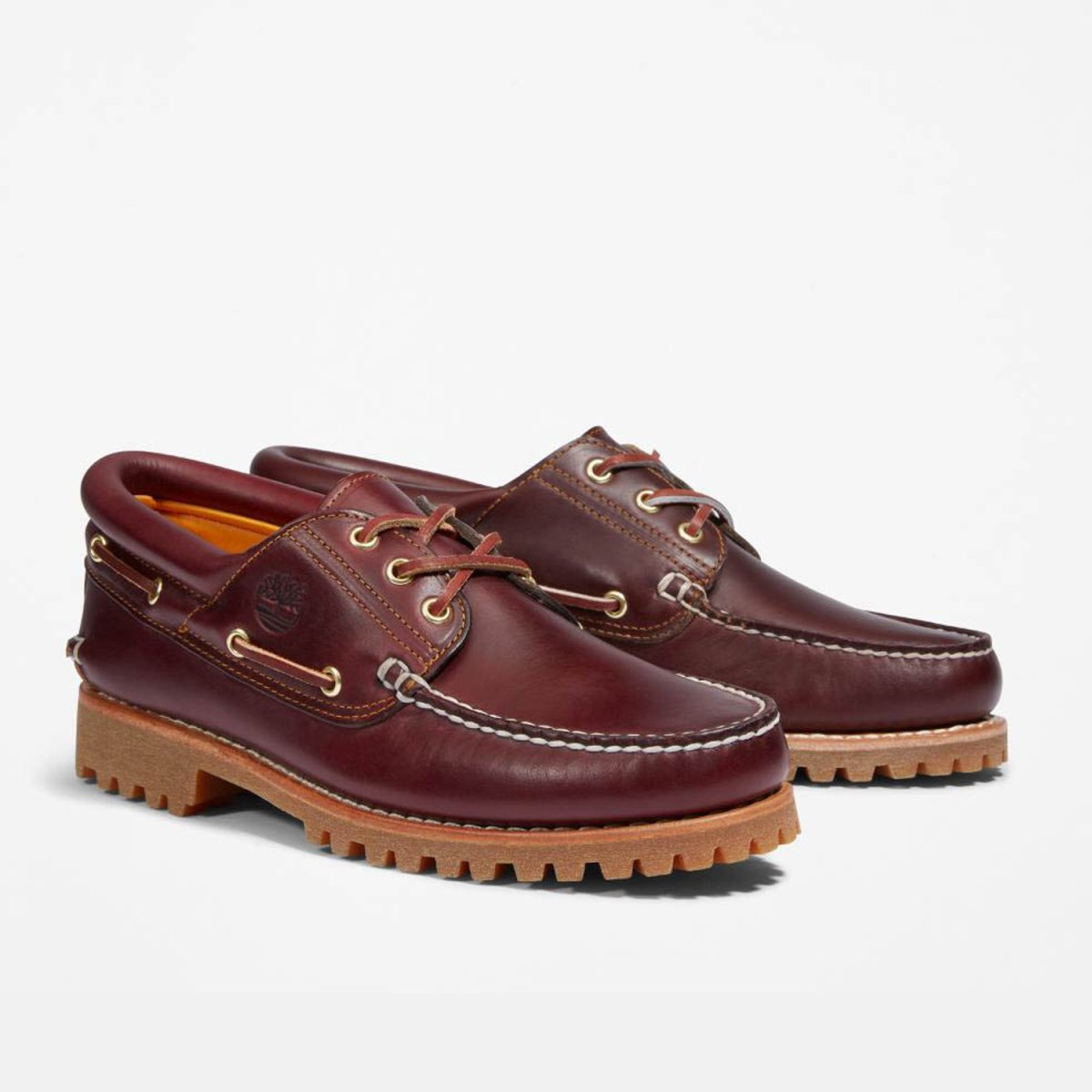 画像5: Timberland 3eye Classic Handsewn Lug Shoes - Burgundy (5)
