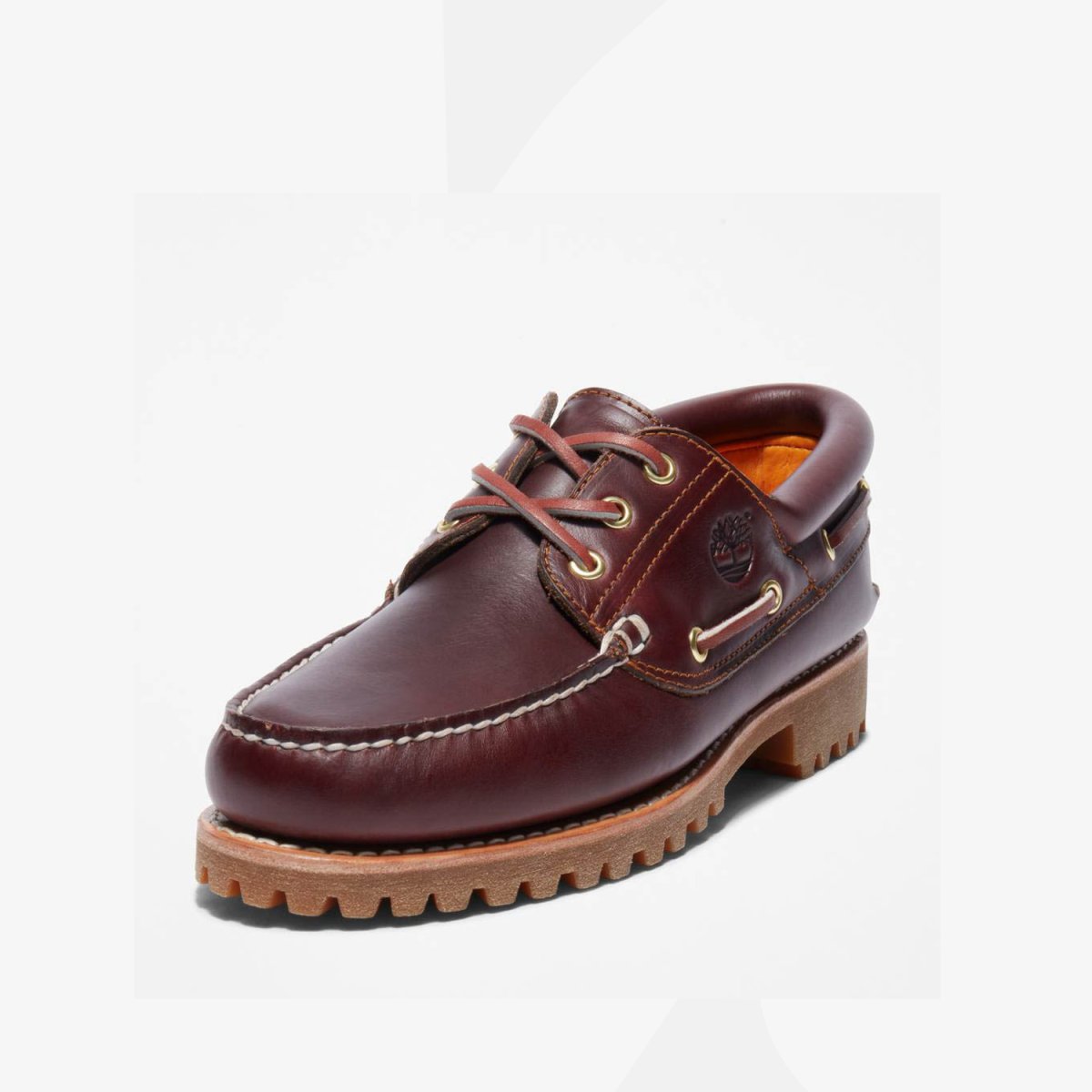 画像2: Timberland 3eye Classic Handsewn Lug Shoes - Burgundy (2)