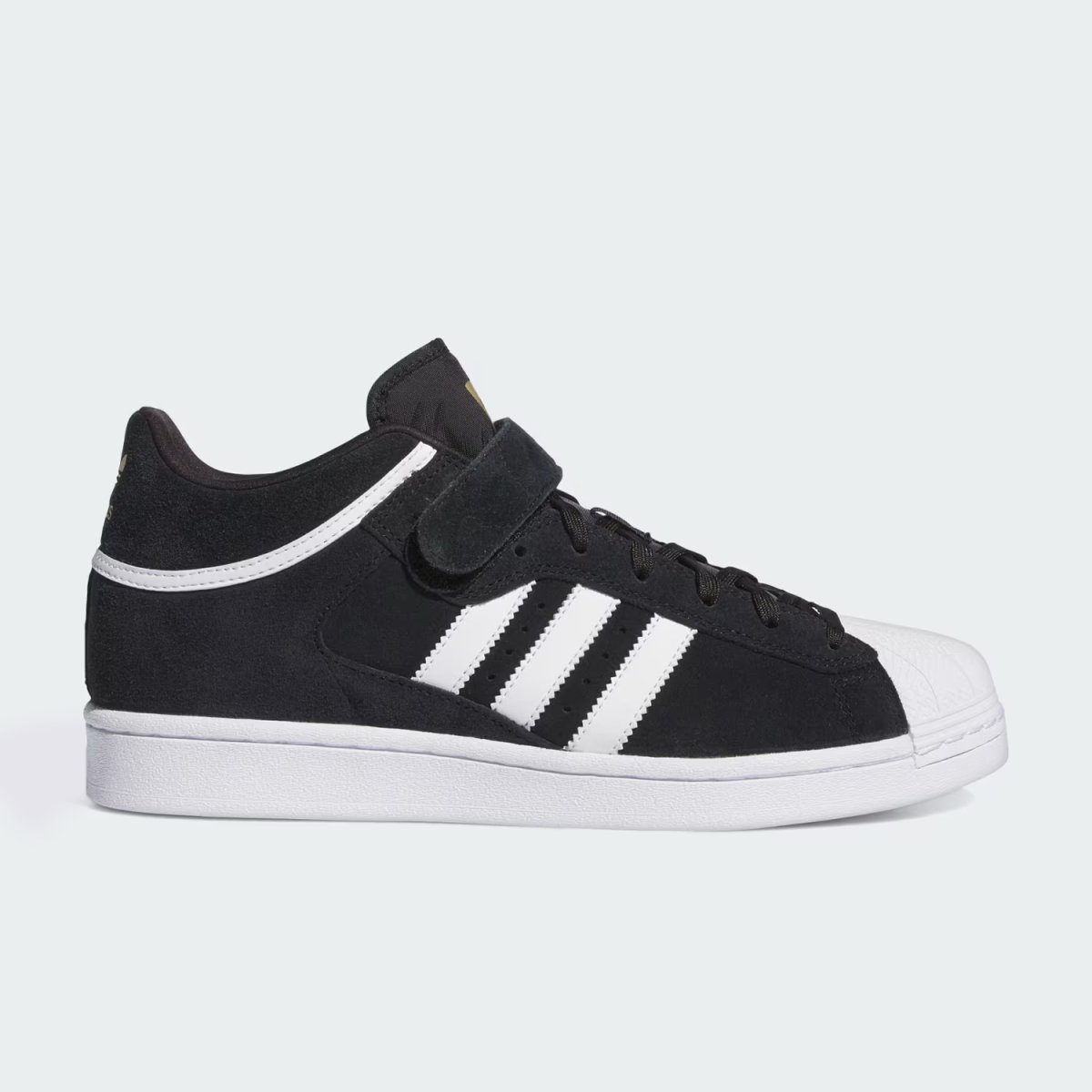 画像1: adidas Pro Shell Mid Trainers - Black/White (1)