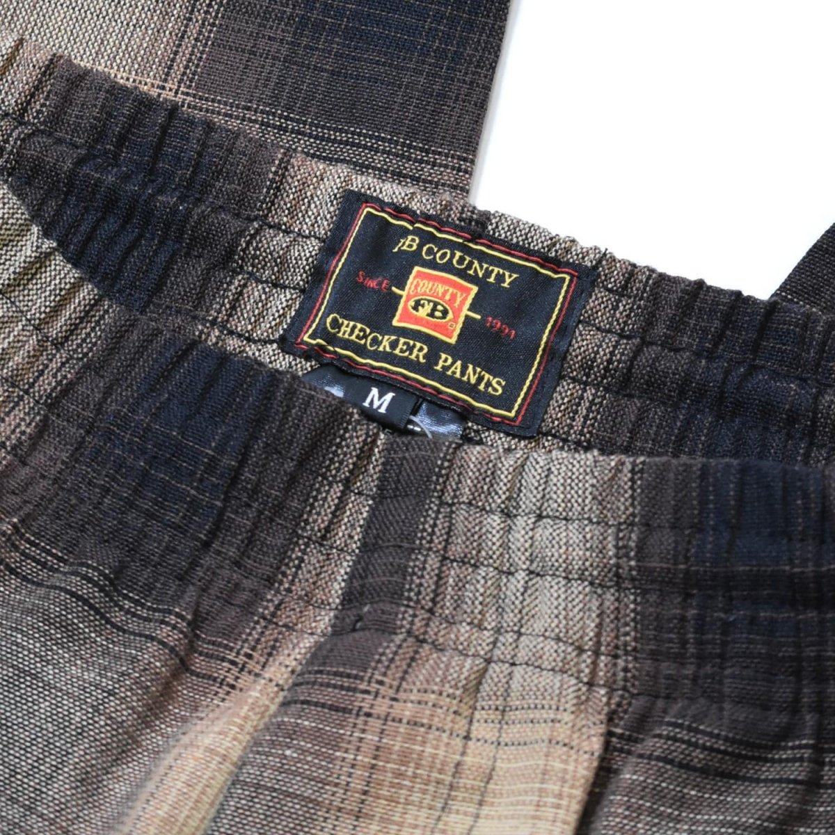 画像4: FB County Cargo Checker Pants - Black/Tan (4)