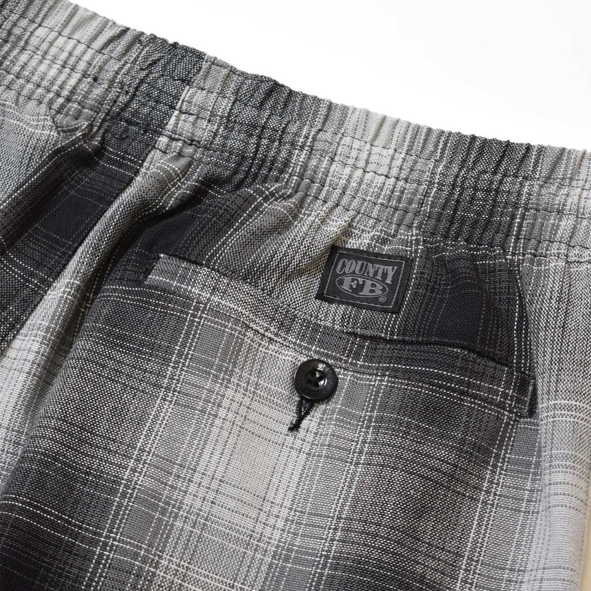 画像5: FB County Cargo Checker Pants - Black/Grey (5)
