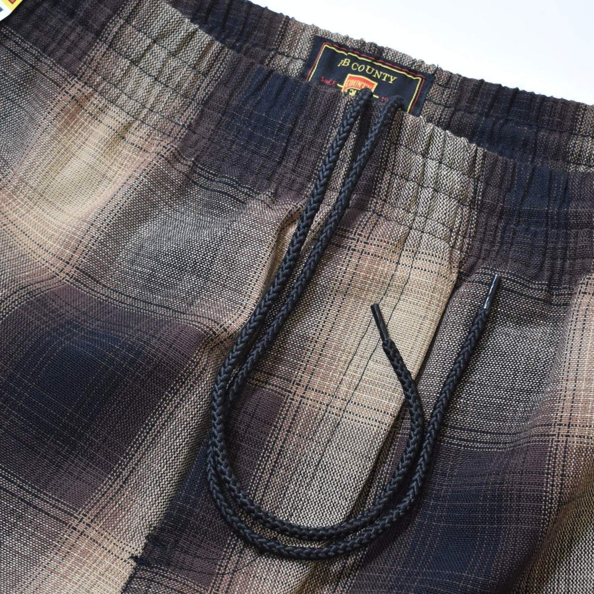 画像3: FB County Cargo Checker Pants - Black/Tan (3)