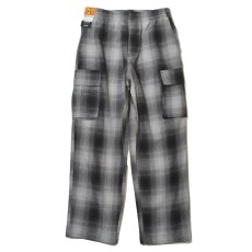 画像1: FB County Cargo Checker Pants - Black/Grey (1)