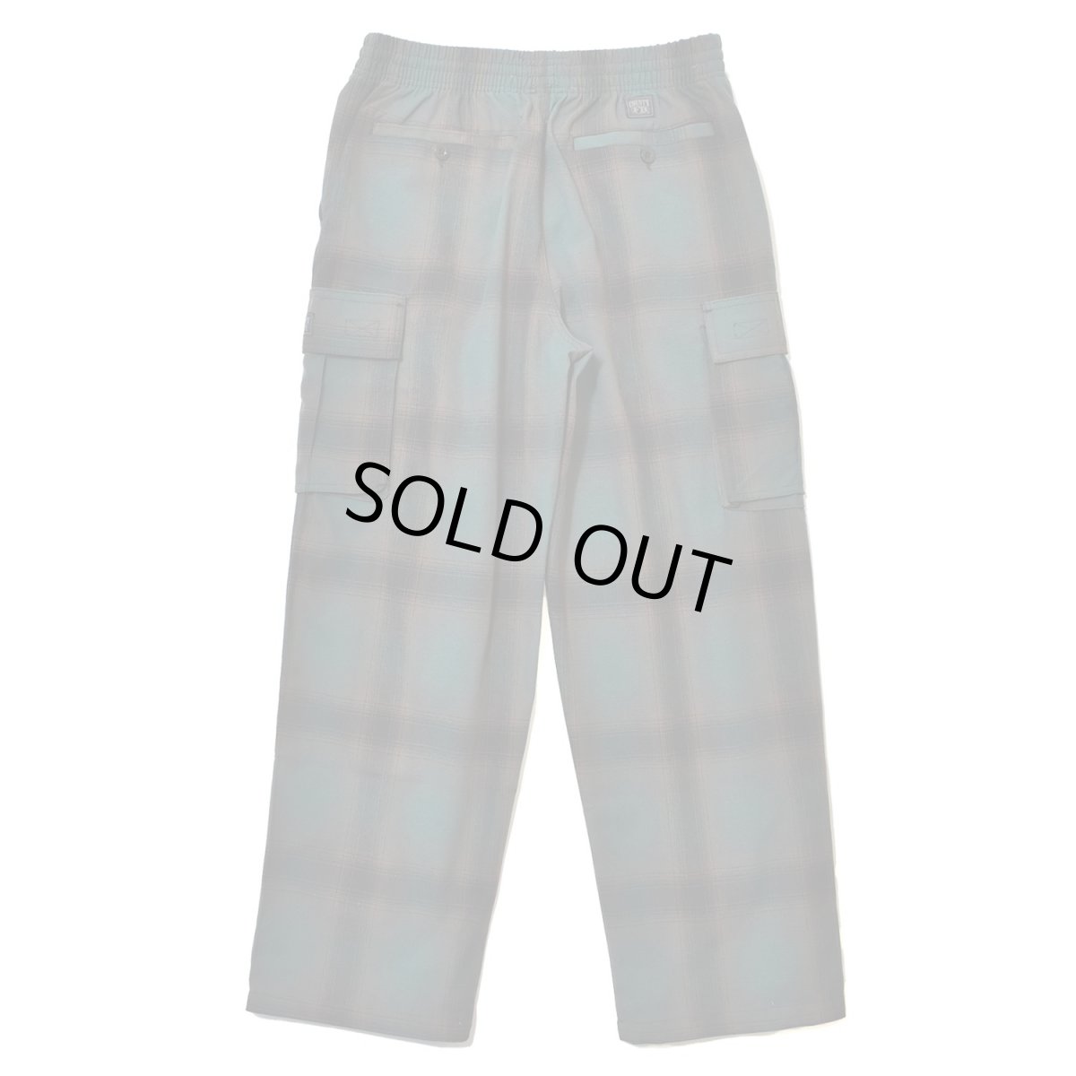 画像2: FB County Cargo Checker Pants - Black/Green (2)