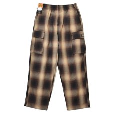 画像1: FB County Cargo Checker Pants - Black/Tan (1)