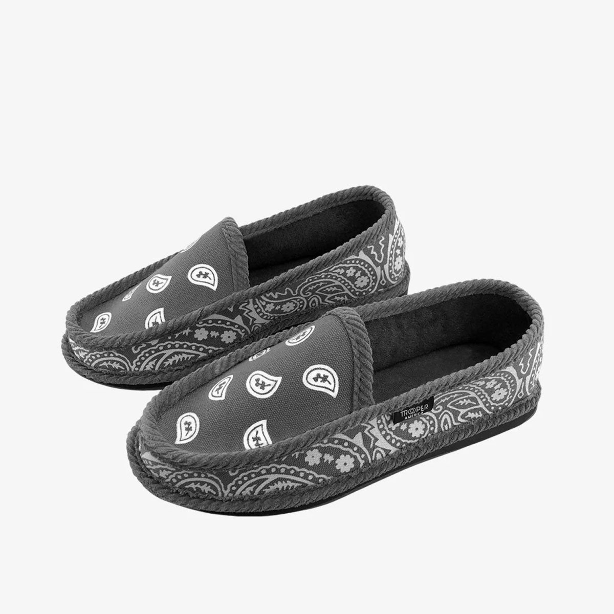 画像3: Trooper America Bandana Slipper GreyxWhite (3)
