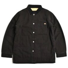 画像1: Dickies Duck Canvas Chore Coat - Black (1)