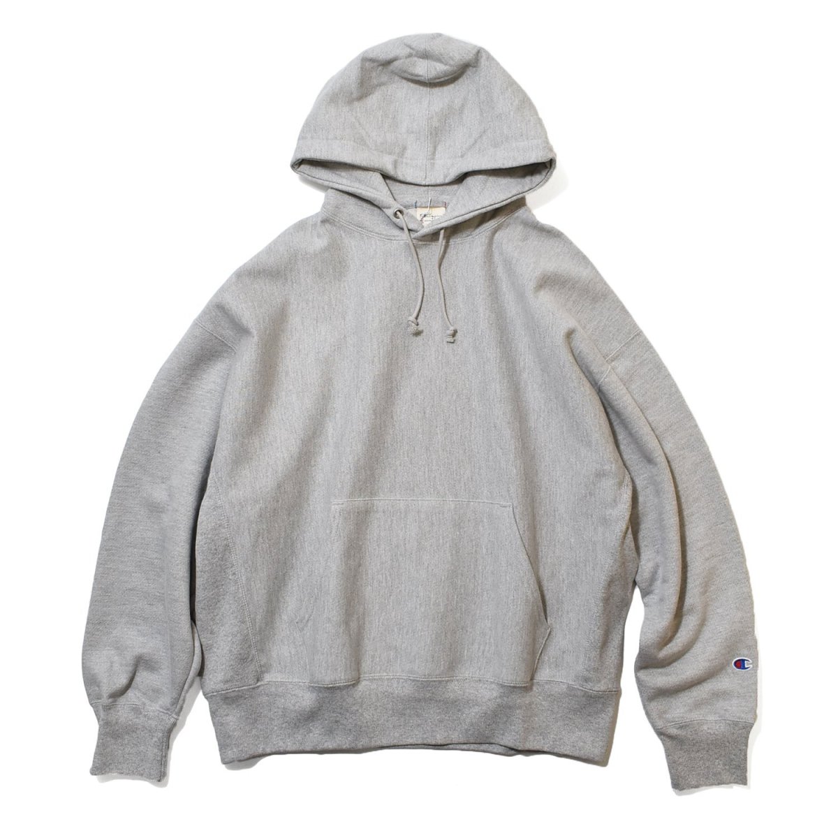 画像1: Champion Reverse Weave Arena Pullover Hoodie - Oxford Grey (1)