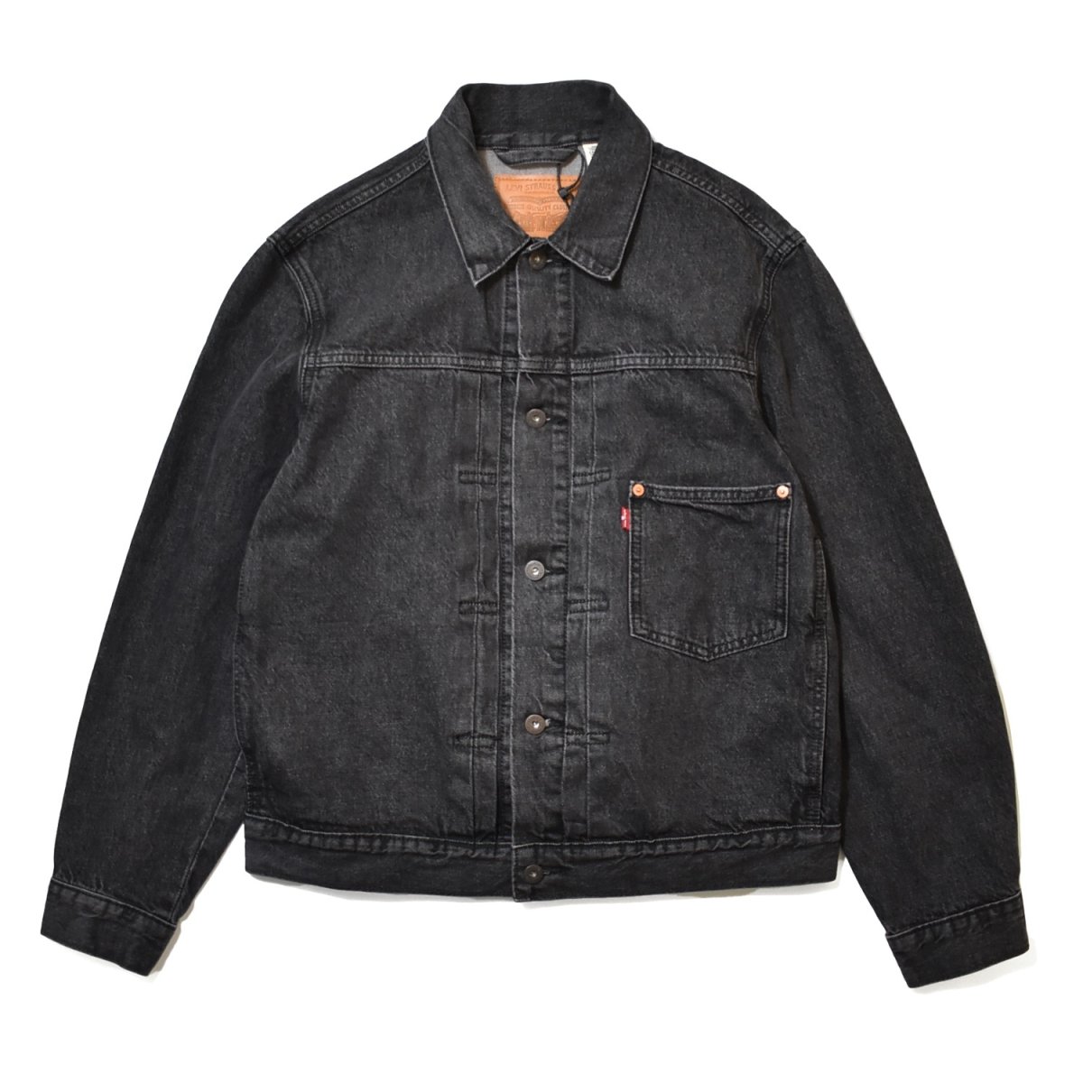 画像1: Levi's Type1 Trucker Jacket - Black (1)