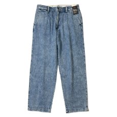 画像1: Levi's Xx Chino Loose Straight Pleated Denim Pants - Medium Indigo (1)