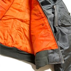 画像9: Rothco MA-1 Flight Jacket - Gunmetal Grey (9)