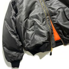 画像8: Rothco MA-1 Flight Jacket - Black (8)