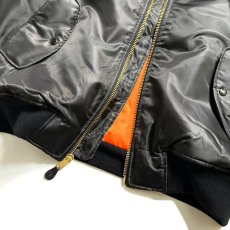 画像9: Rothco MA-1 Flight Jacket - Black (9)