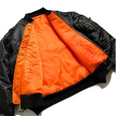 画像13: Rothco MA-1 Flight Jacket - Black (13)