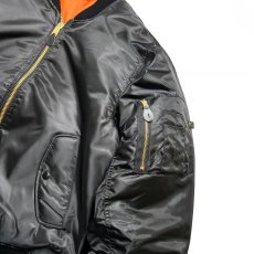 画像5: Rothco MA-1 Flight Jacket - Black (5)