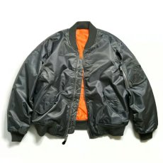 画像2: Rothco MA-1 Flight Jacket - Gunmetal Grey (2)