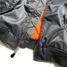 画像7: Rothco MA-1 Flight Jacket - Gunmetal Grey (7)