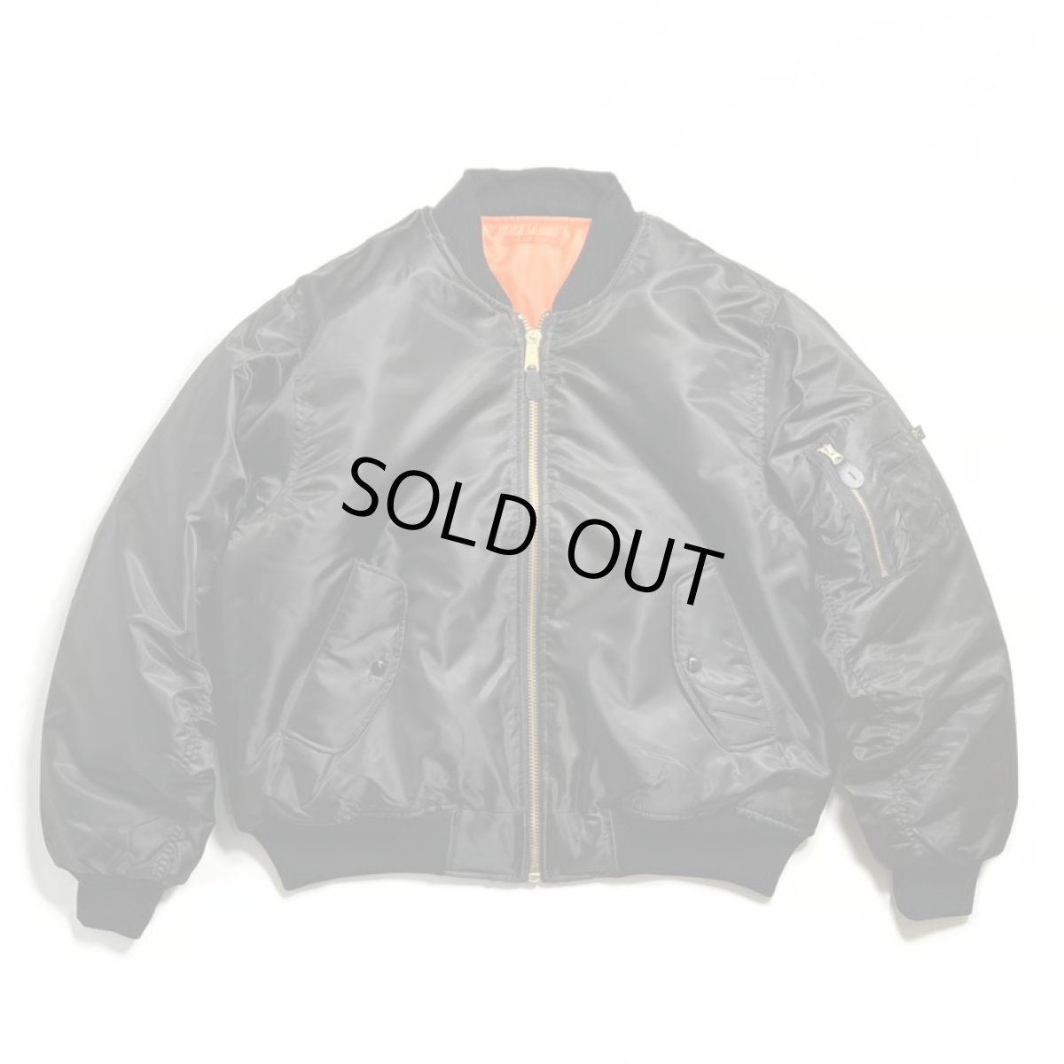 画像1: Rothco MA-1 Flight Jacket - Black (1)
