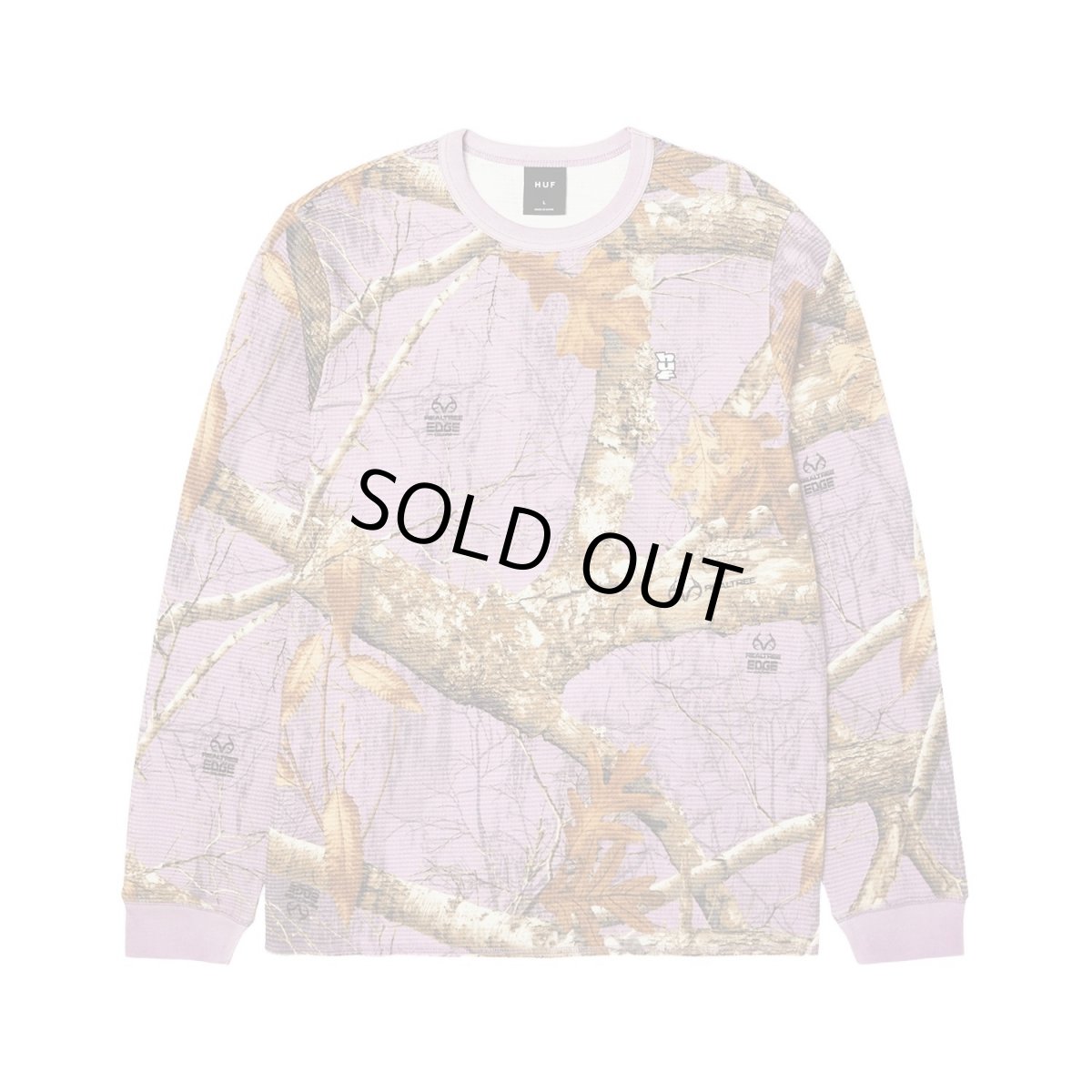 画像1: HUF x Realtree Megablast Thermal Top - Lilac (1)