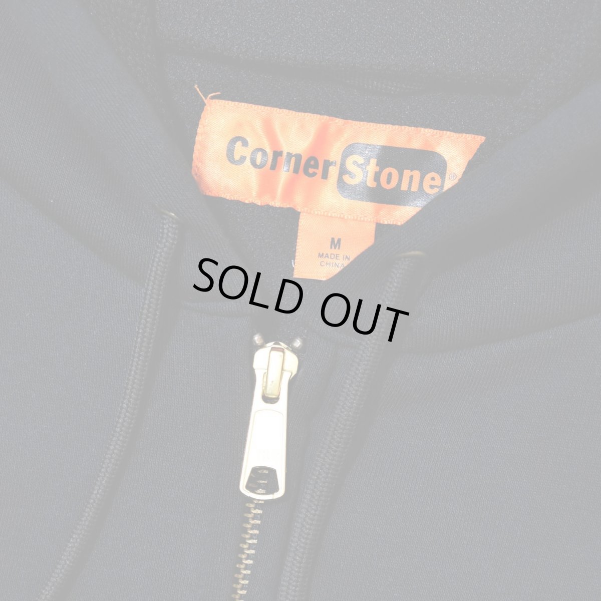 画像4: Corner Stone Heavyweight Full Zip Thermal Lined Hooded Sweatshirts - Black (4)