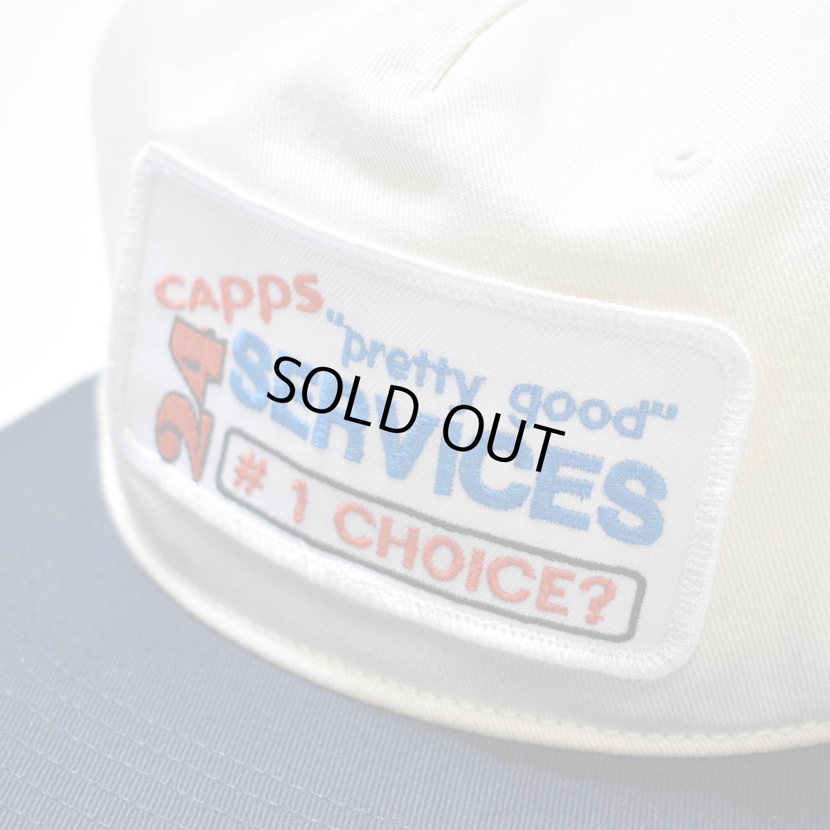 画像2: Capps Capps "Pretty Good" Services Snapback - Navy Two-Tone (2)