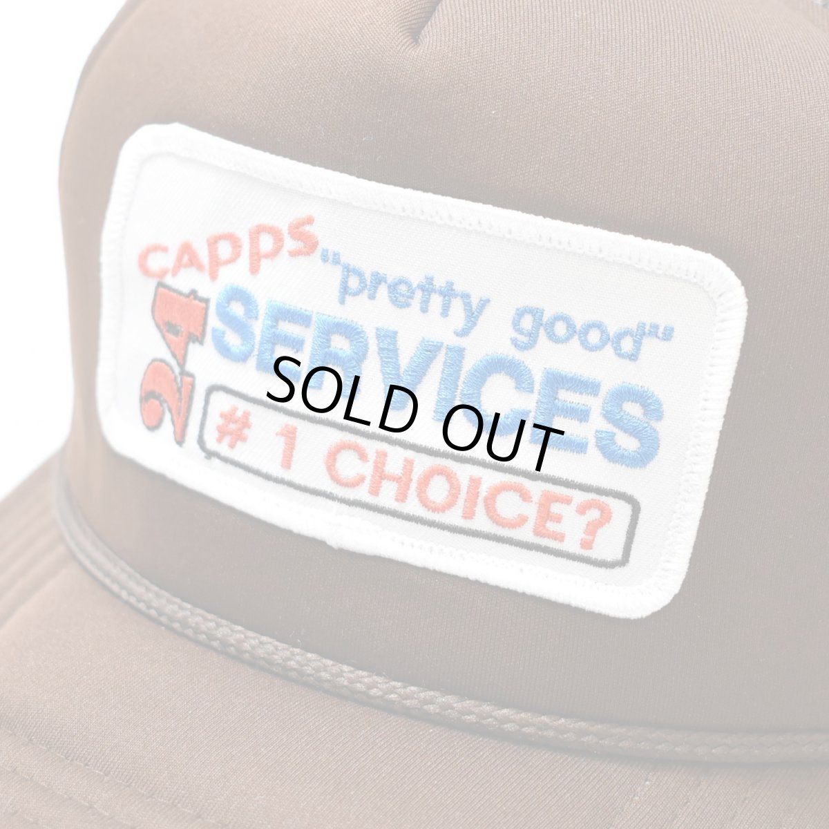 画像2: Capps Capps "Pretty Good" Services Trucker - Brown (2)