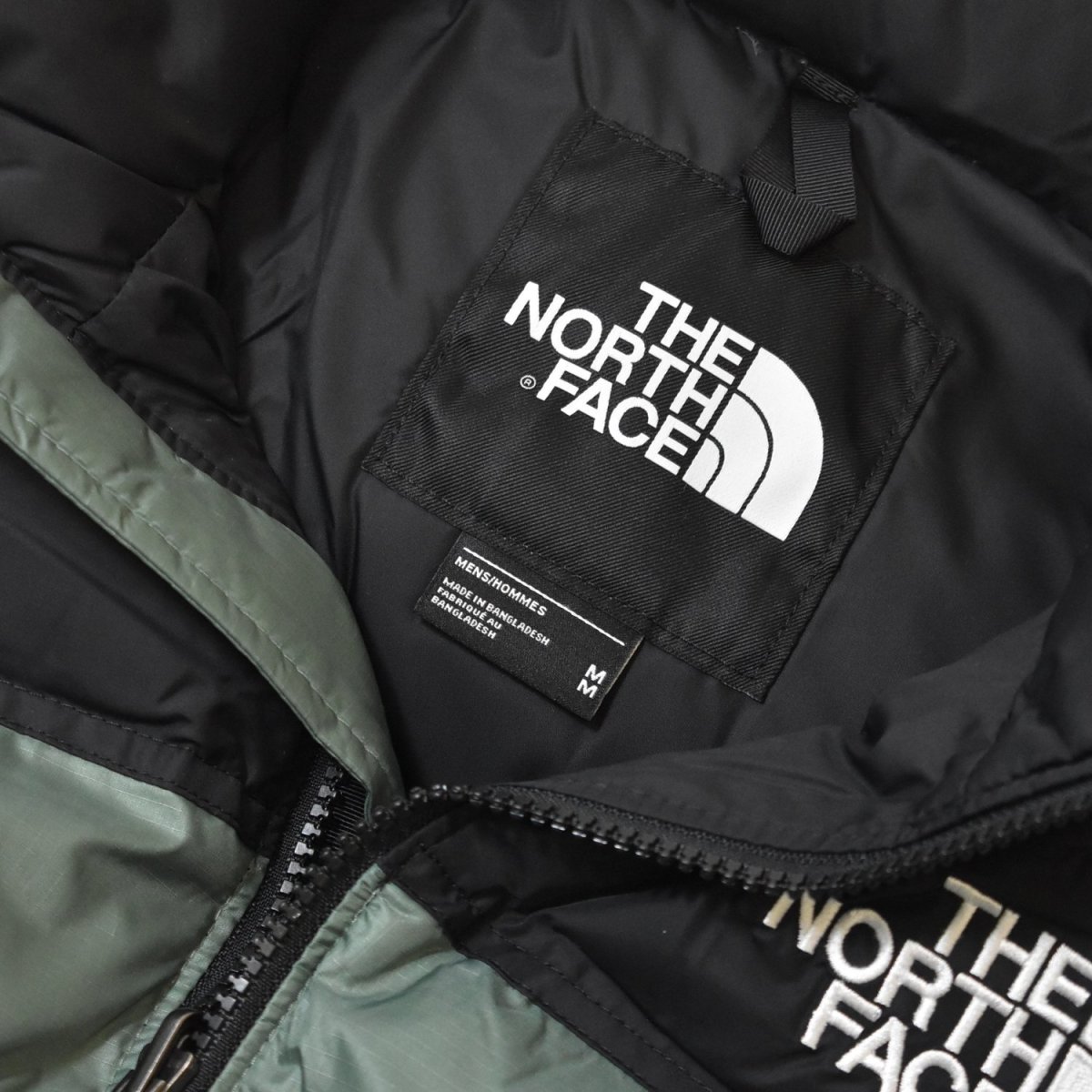 画像3: The North Face USA 1996 Retro Nuptse Jacket - Duck GreenxBlack (3)