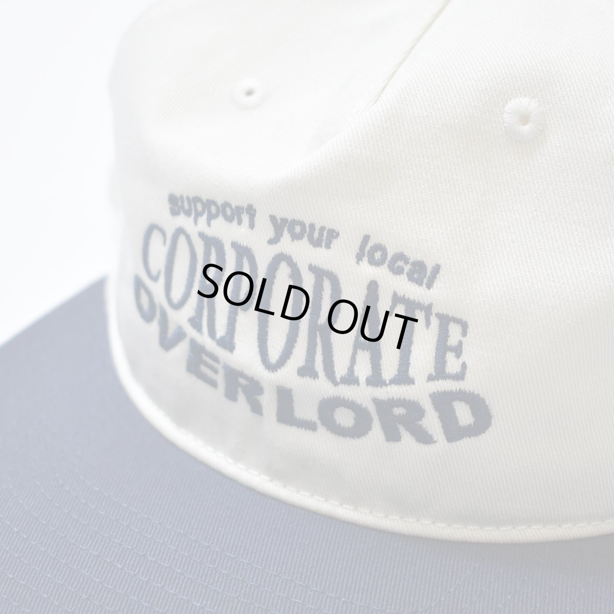 画像2: Capps Support Your Local Corporate Overlord Snapback - Navy Two-Tone (2)