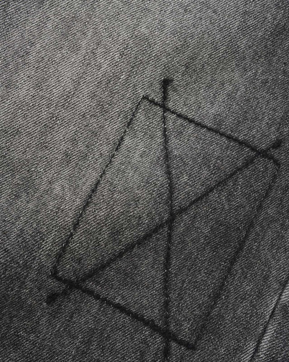 画像3: Butter Goods Stitch Denim Jeans - Distressed Grey (3)