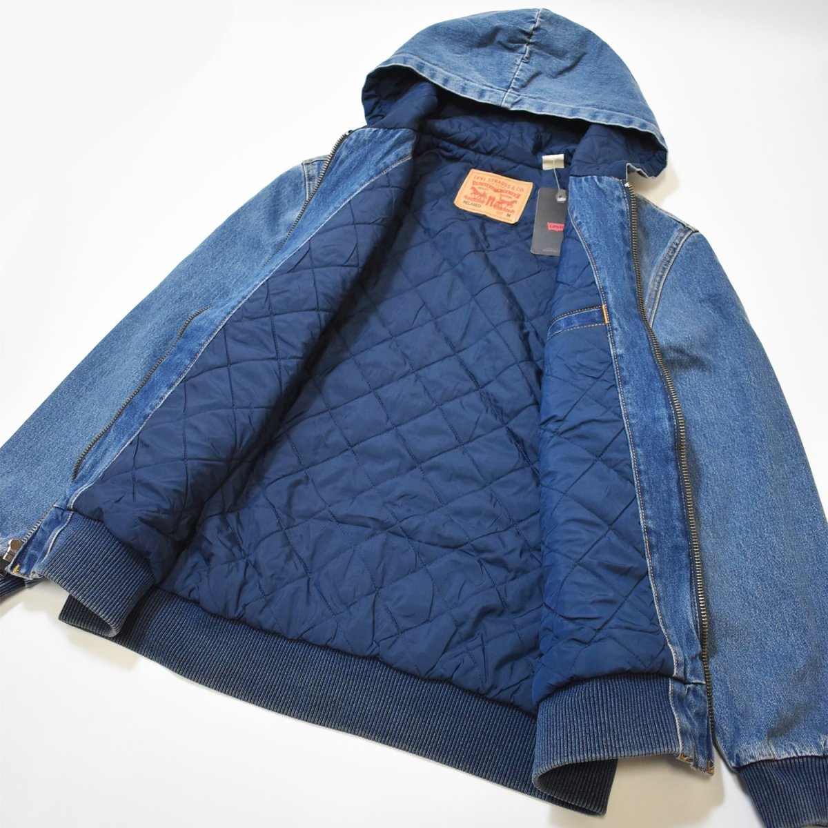 画像3: Levi's Denim Insulated Active Jacket - Medium Indigo (3)