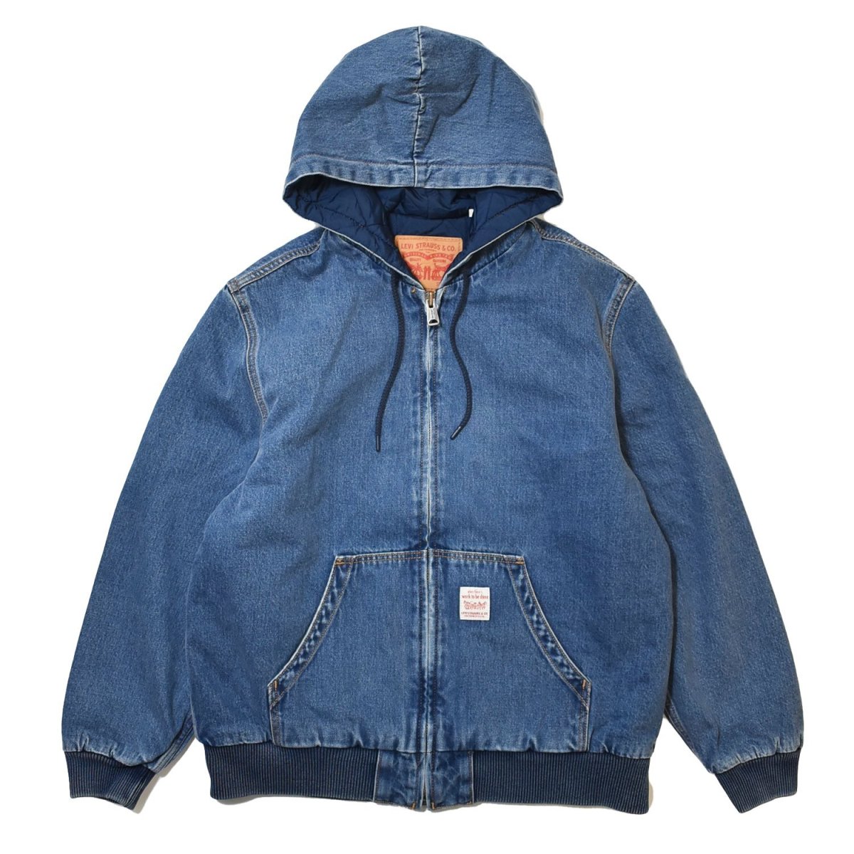 画像1: Levi's Denim Insulated Active Jacket - Medium Indigo (1)