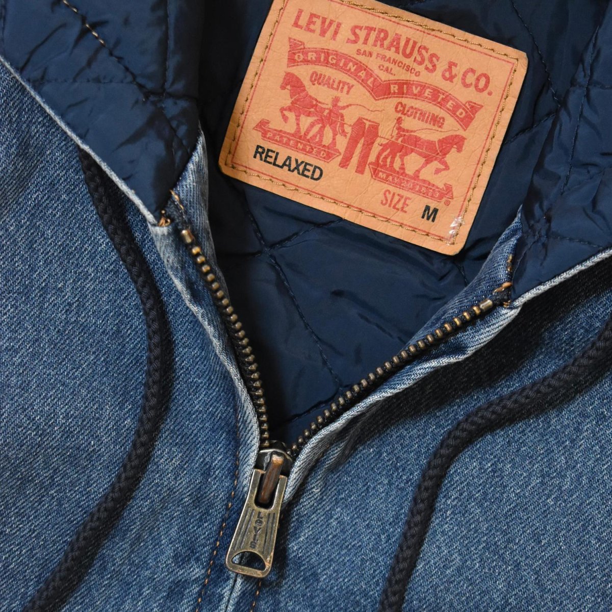 画像4: Levi's Denim Insulated Active Jacket - Medium Indigo (4)