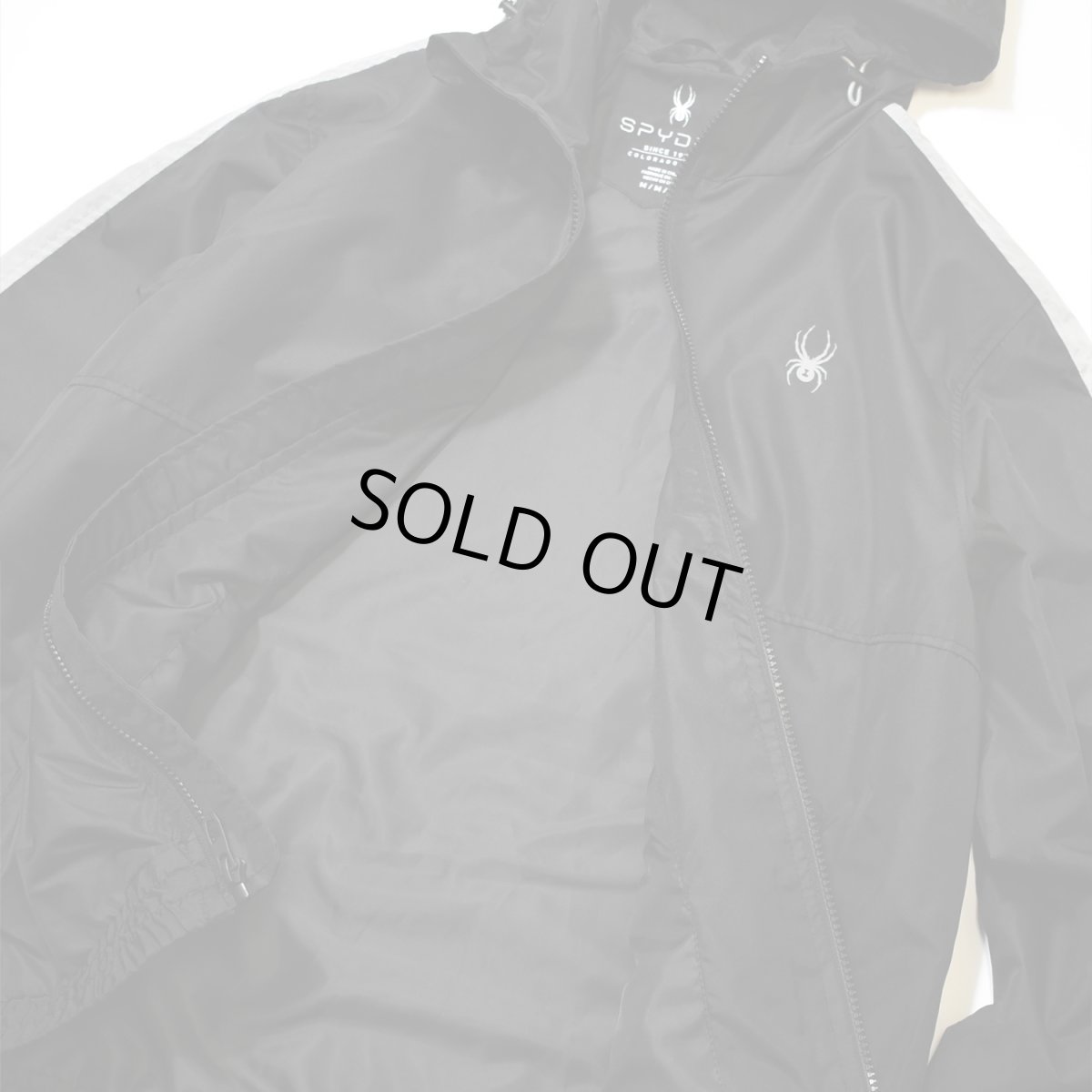 画像2: Spyder Hydroweb Line Hooded Jacket - Black (2)