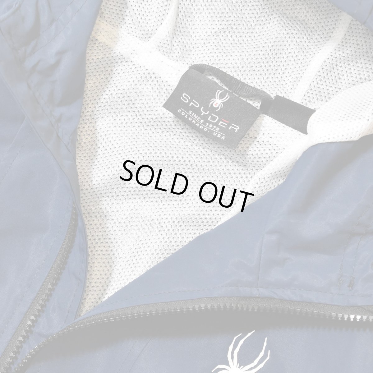 画像2: Spyder Hydroweb Nylon Hooded Jacket  - Navy (2)