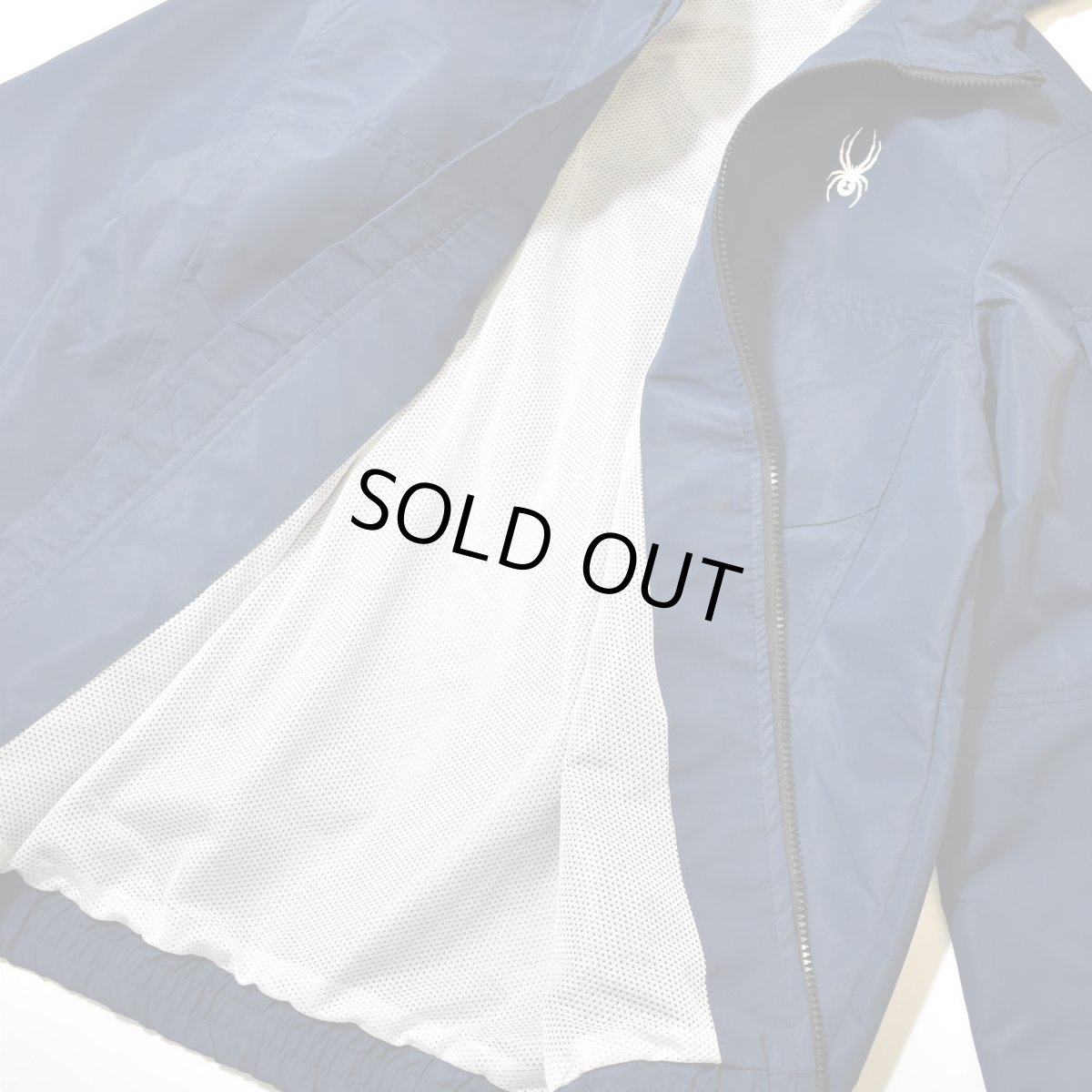 画像3: Spyder Hydroweb Nylon Hooded Jacket  - Navy (3)