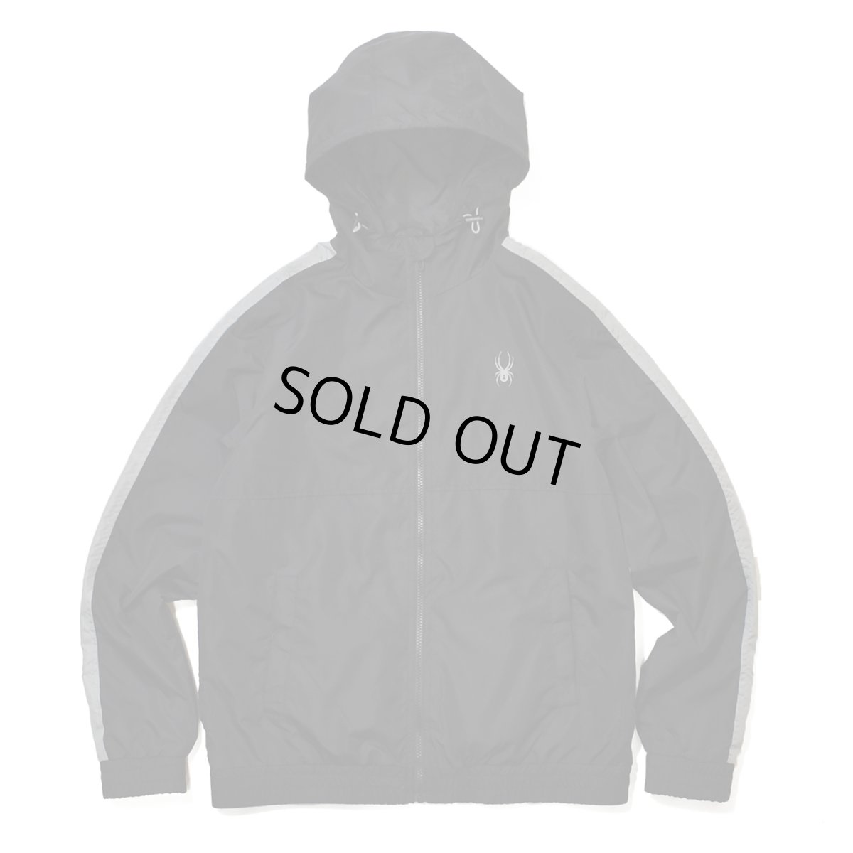 画像1: Spyder Hydroweb Line Hooded Jacket - Black (1)