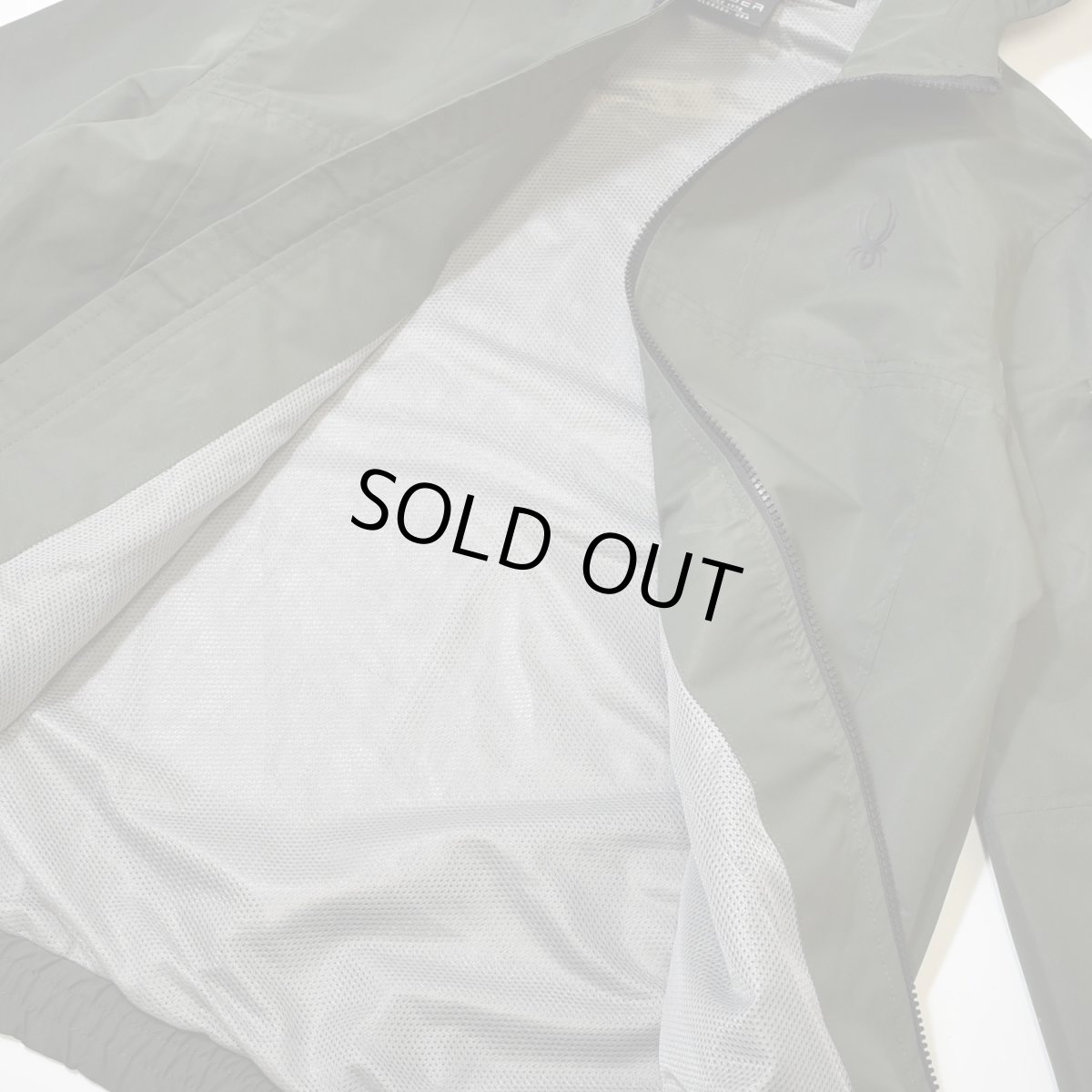 画像2: Spyder Hydroweb Nylon Hooded Jacket - Olive (2)