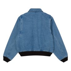 画像2: OBEY Denim CWU Jacket - Light Indigo (2)