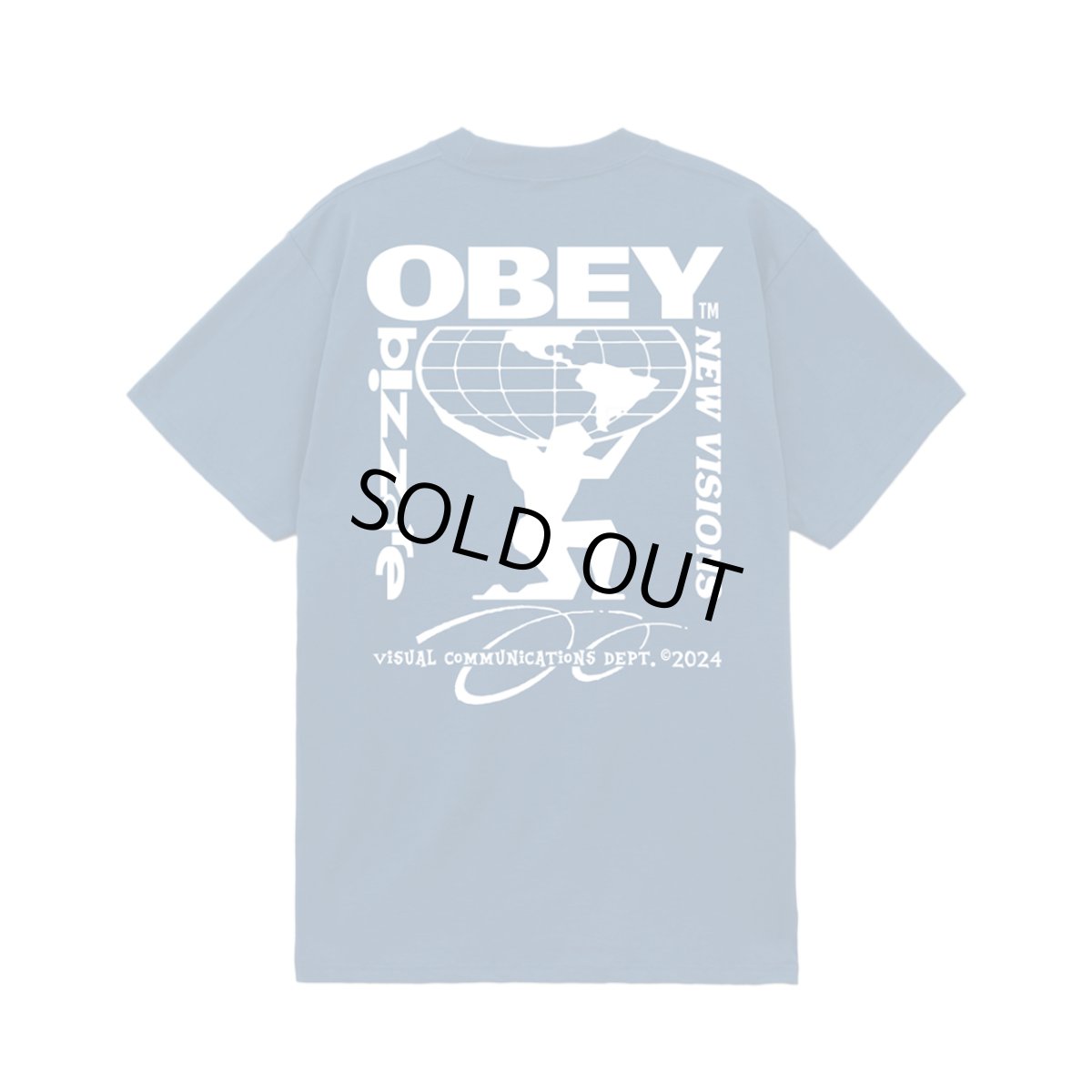 画像1: OBEY Bizzare New Tee - Harbor Blue (1)