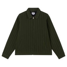 画像1: OBEY Stripe Zip Up Jacket - Duffle Bag Multi (1)