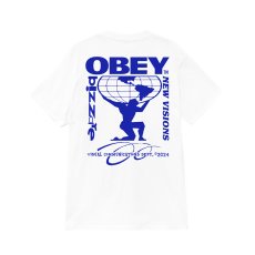 画像1: OBEY Bizzare New Tee - White Fadewash (1)