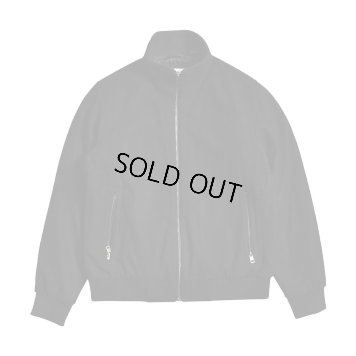 画像1: Calvin Klein Wool Blend Bomber jacket - Black (1)