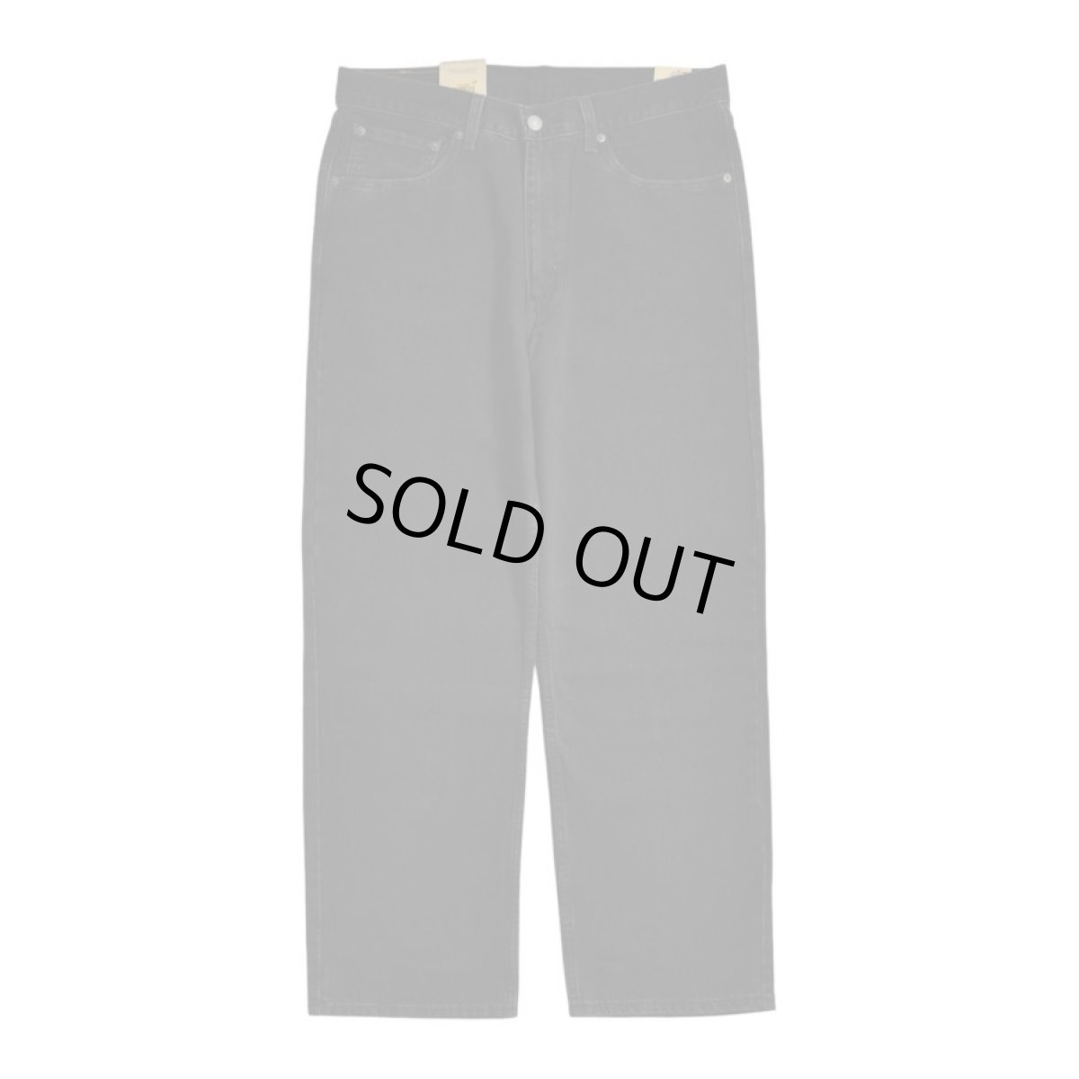 画像1: Levi's 565-0015 Loose Straight Jeans - Black (1)